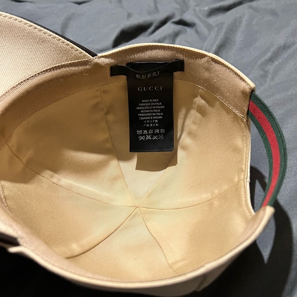 Cream white Gucci baseball cap - Picture 3 of 3